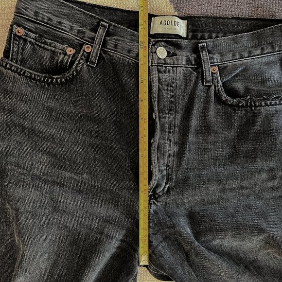 AGOLDE 90s Pinch Waist Jeans 29 in Howl black wash - Picture 8 of 9